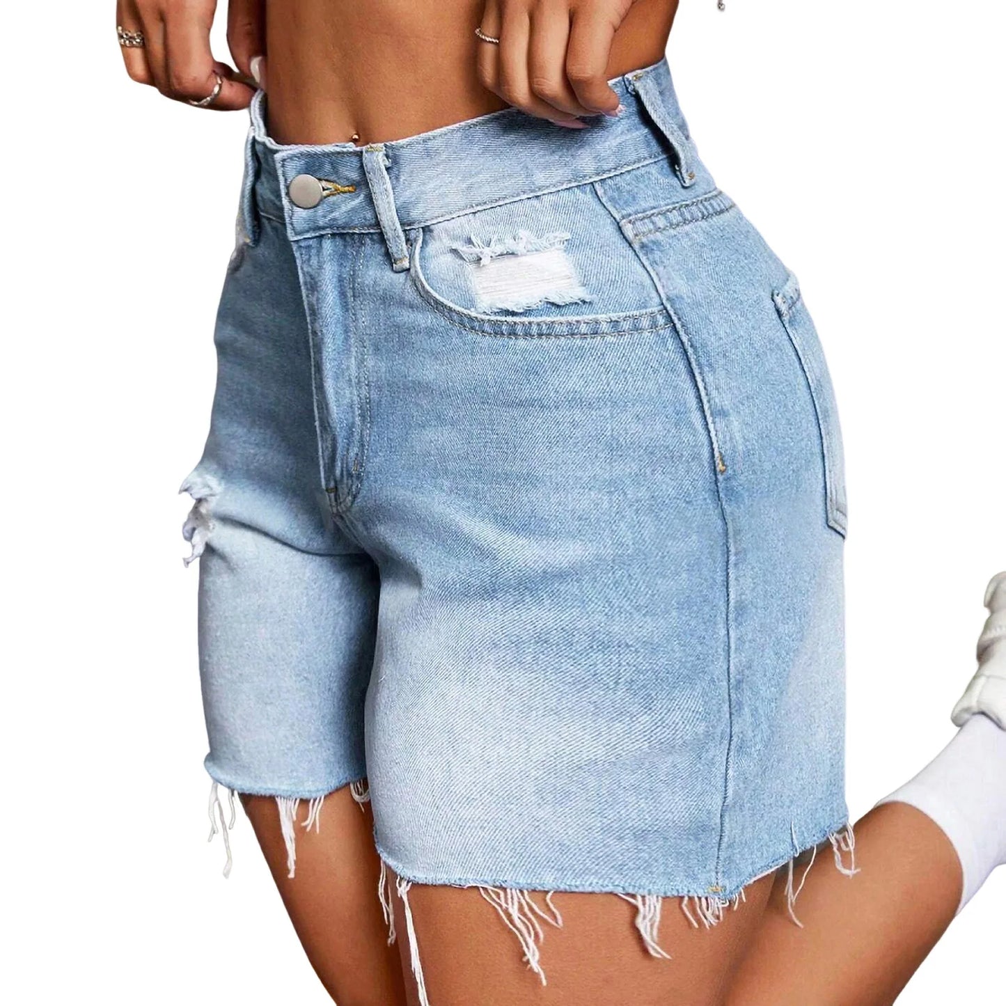 Street Art Distressed Jeans