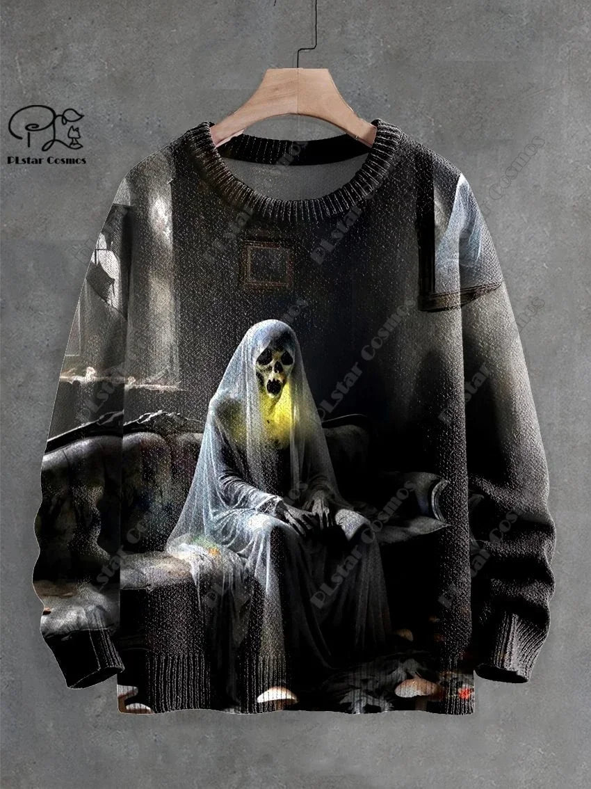 Ghostly Reaper Crewneck Sweater