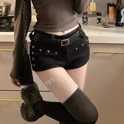 Midnight Chic Mini Shorts