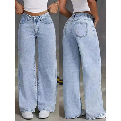 Sky Blue Relaxed Fit Jeans