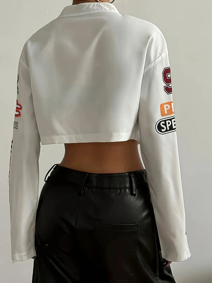 Racing Spirit Cropped Jacket