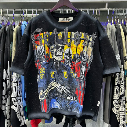 Vintage Prisoner Skull Graphic Tee