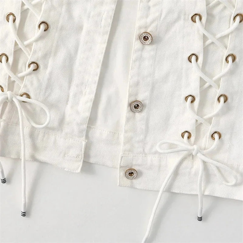 Urban Edge Lace-Up Jacket