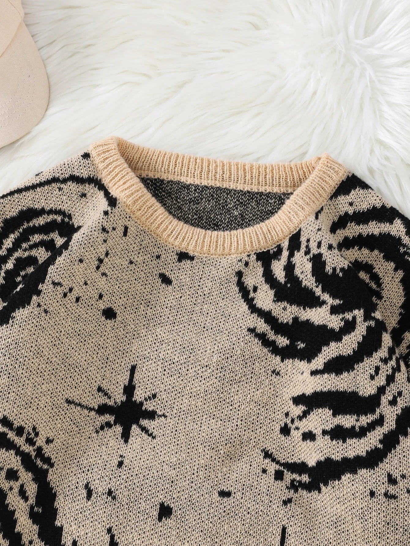 Cosmic Swirl Oversized Sweater