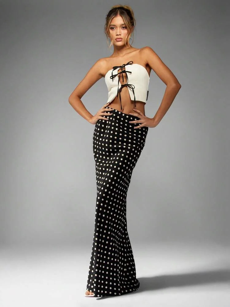 Monroe Polka Dot Skirt