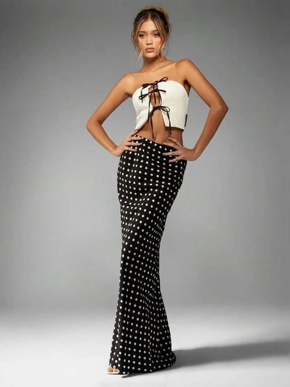Monroe Polka Dot Skirt