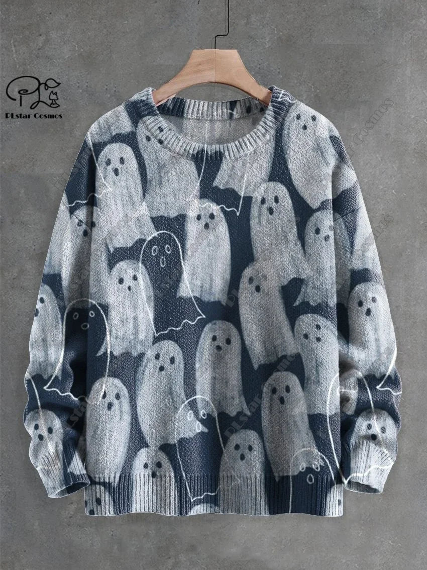 Ghostly Reaper Crewneck Sweater