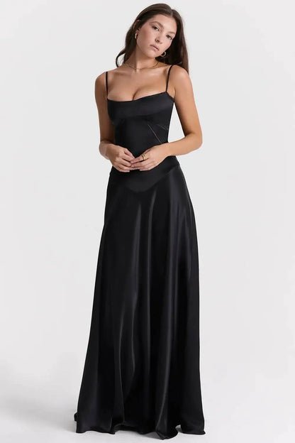 Women's Elegant Spaghetti Strap Formal Dress
