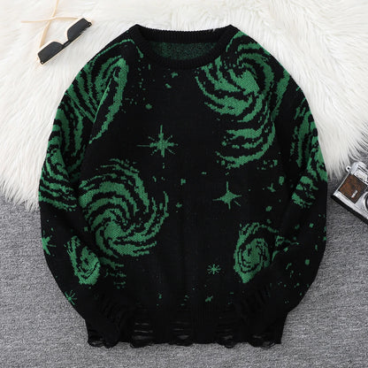 Cosmic Swirl Oversized Sweater