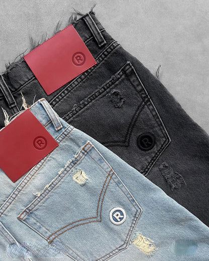 Short Urban Distressed Black