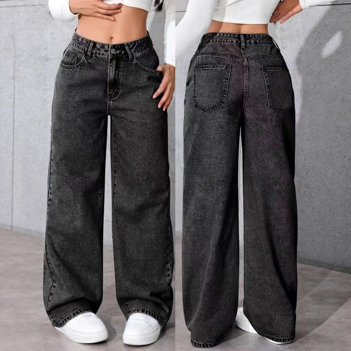 Sky Blue Relaxed Fit Jeans