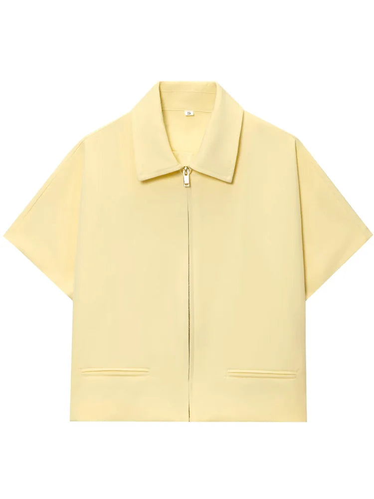 Summer Chic Zip-Up Jacket