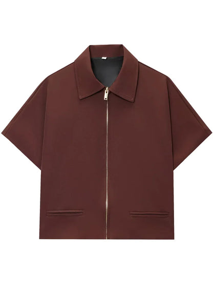 Summer Chic Zip-Up Jacket