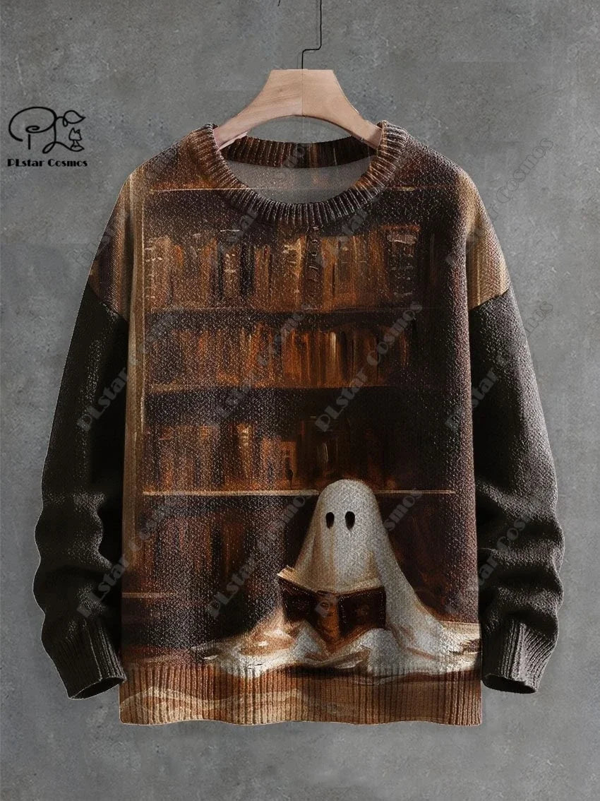 Ghostly Reaper Crewneck Sweater