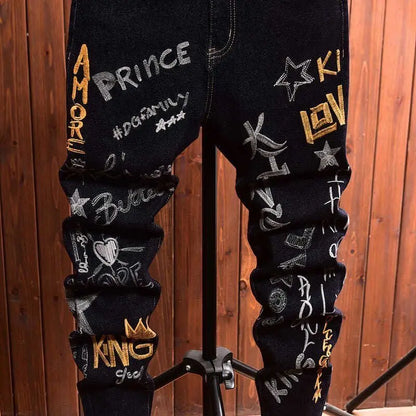 Jeans Street Art Black