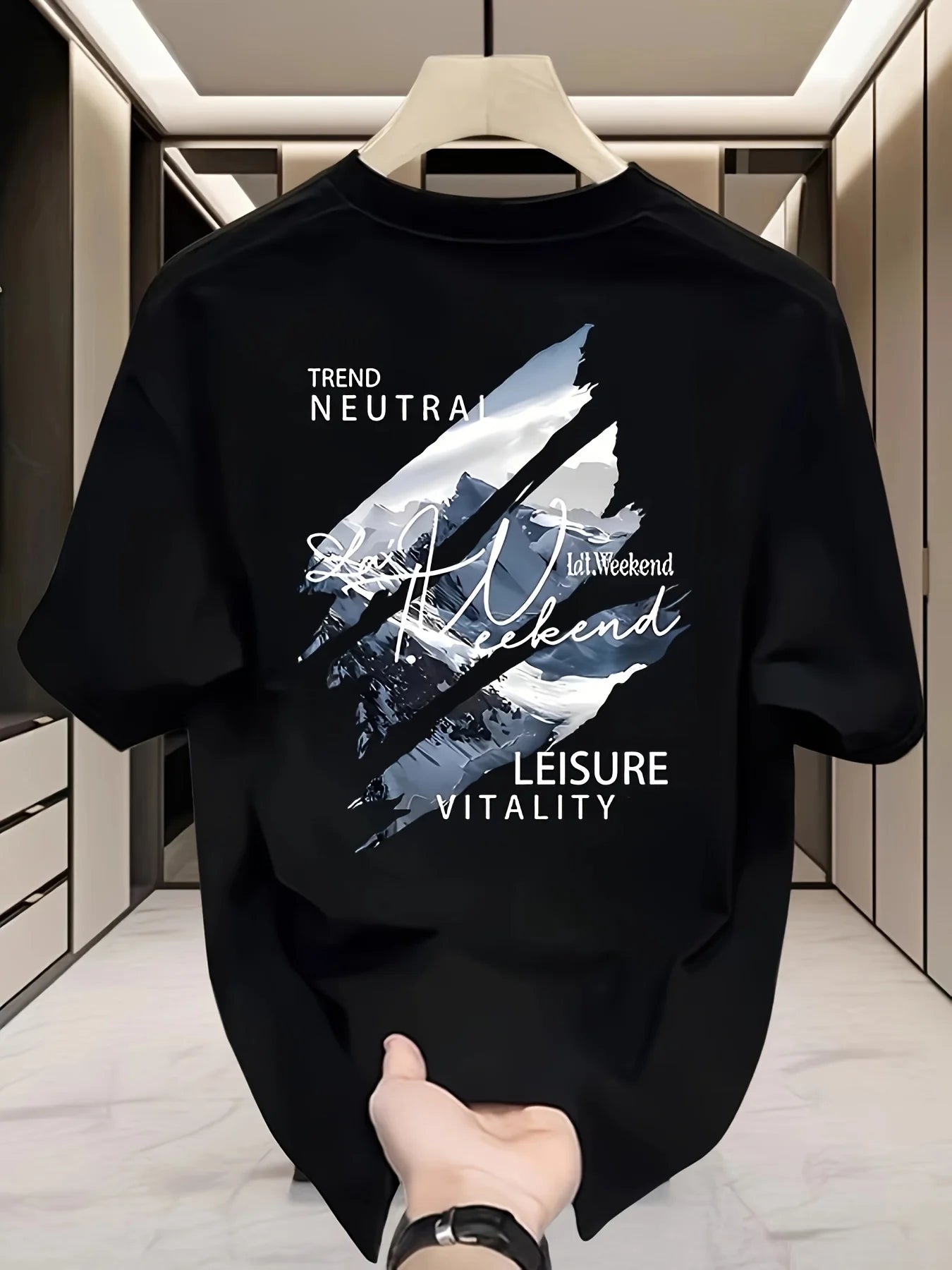 Skyline White Graphic T-Shirt