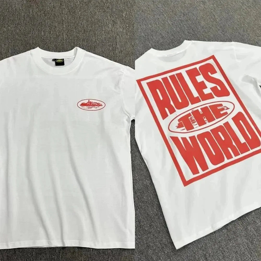 Rules The World Streetwear Back Print Tee