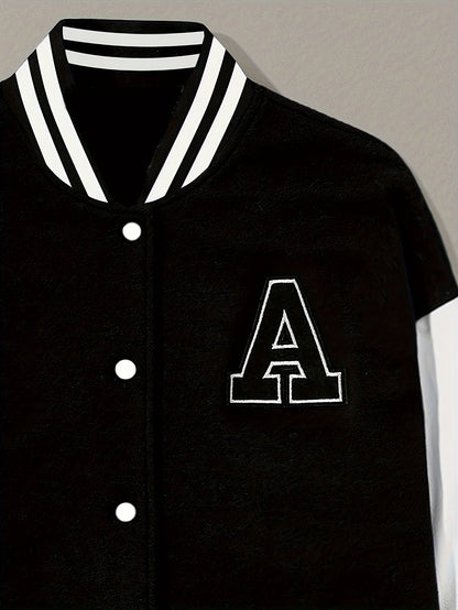 College Chic Bomber Jacket