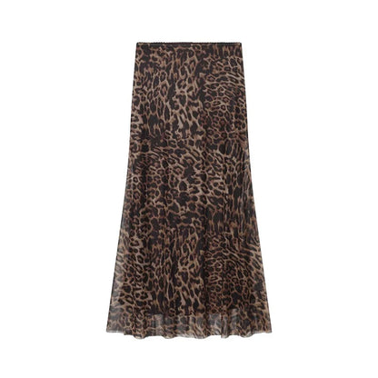 Women's Animal Print Two-Piece Outfit