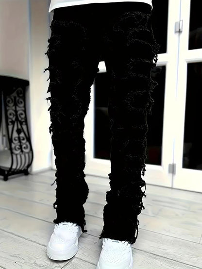 Jeans White Storm Destroyed
