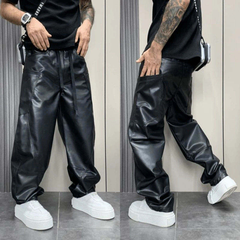 Pants Leather Fit Urbano