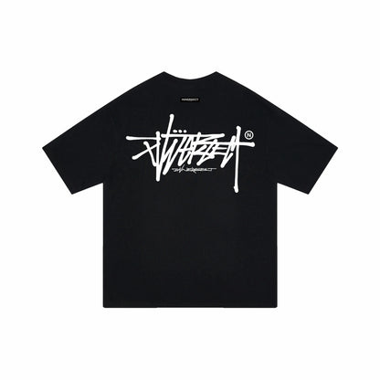Street Script Black Tee