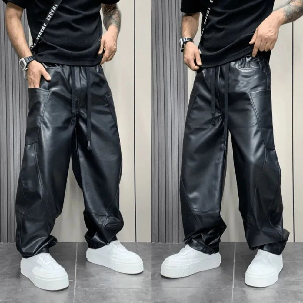 Pants Leather Fit Urbano