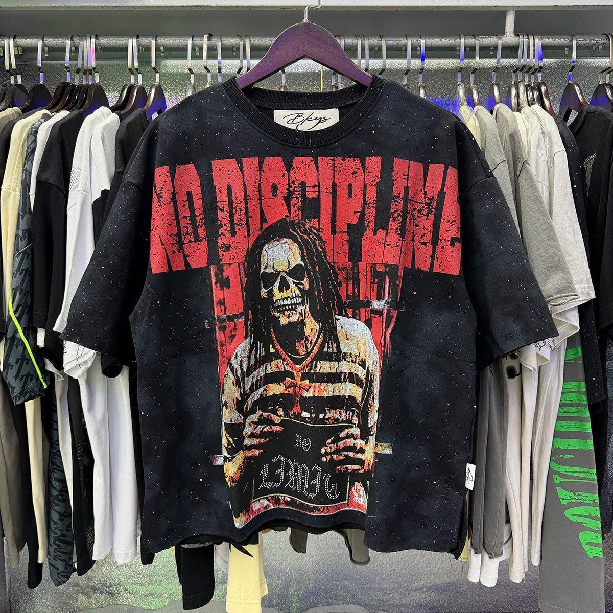Vintage Prisoner Skull Graphic Tee