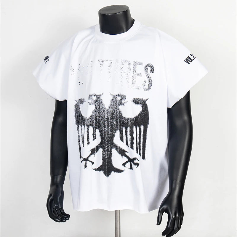 Oversized Gothic Eagle T-Shirt