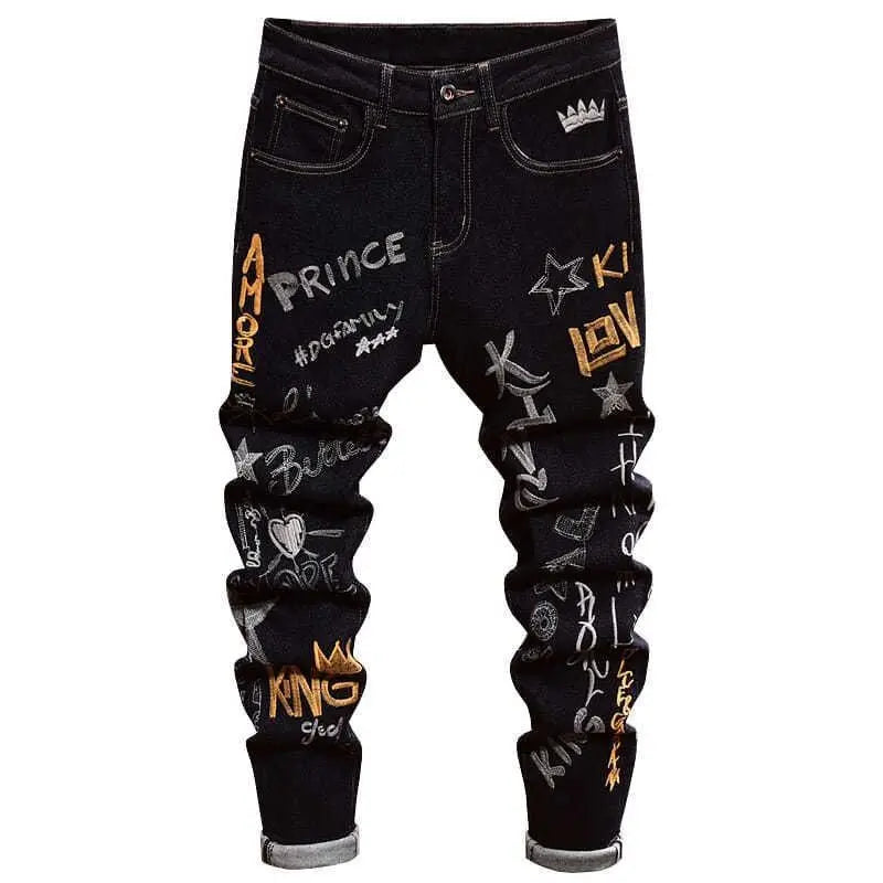 Jeans Street Art Black