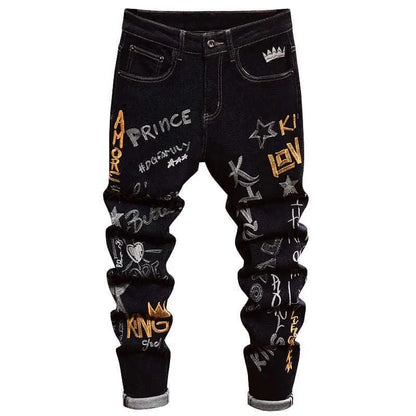 Jeans Street Art Black