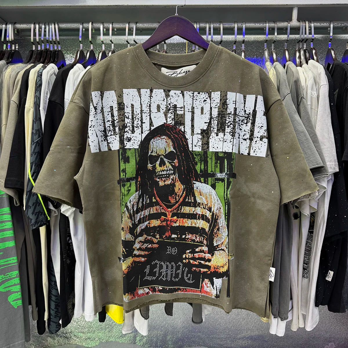 Vintage Prisoner Skull Graphic Tee
