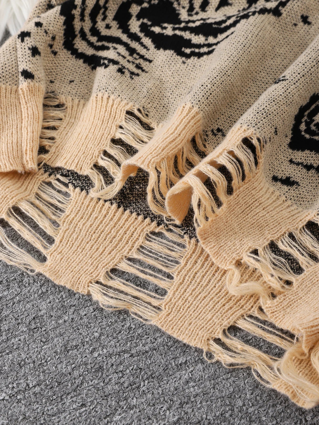 Cosmic Swirl Oversized Sweater