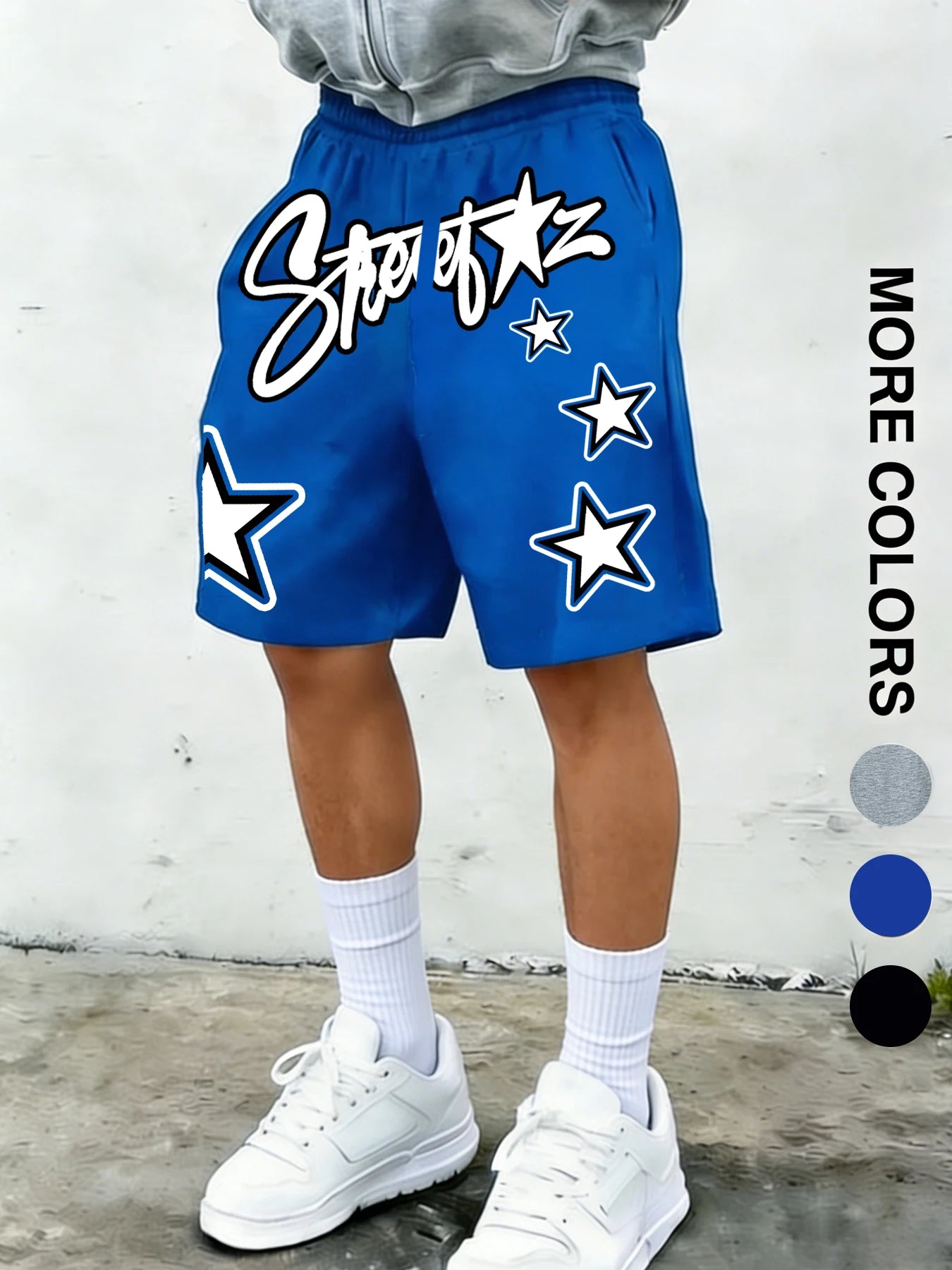 Short Urban Stars Black
