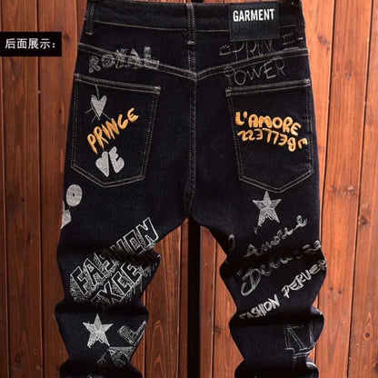 Jeans Street Art Black
