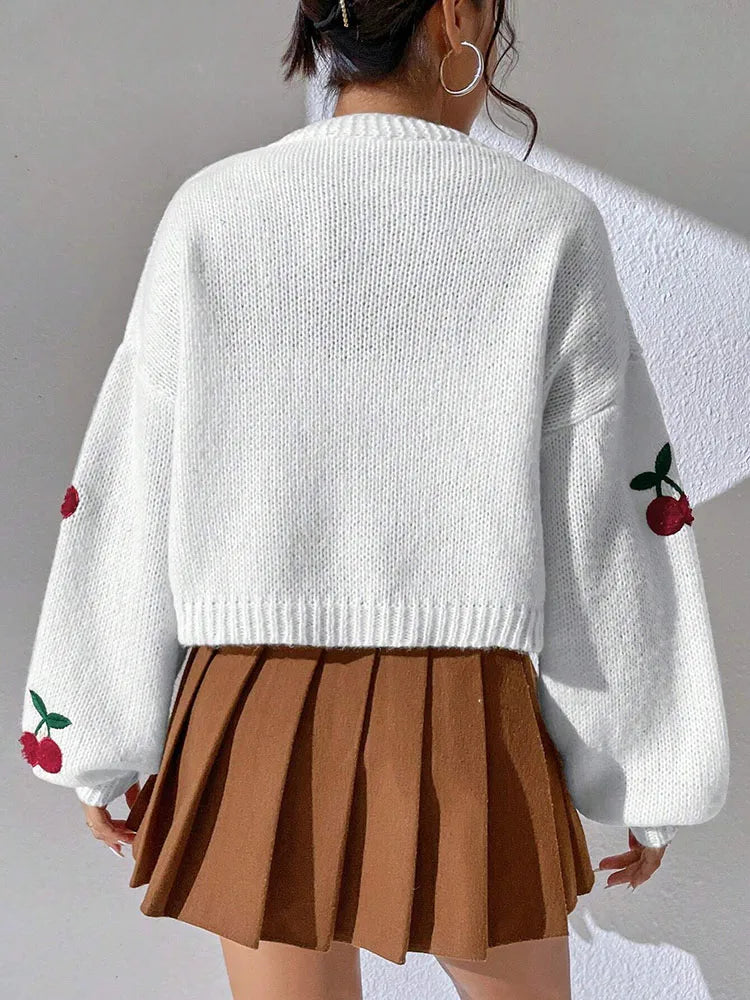Sweet Cherry Cozy Cardigan