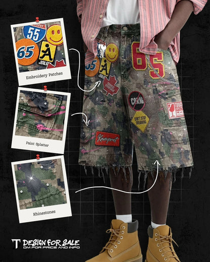 Short Tactical Patch Style