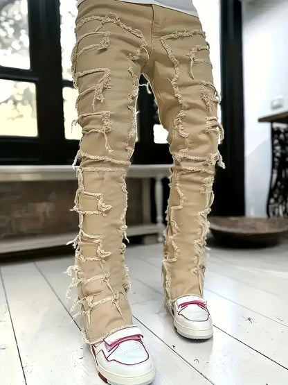 Jeans White Storm Destroyed