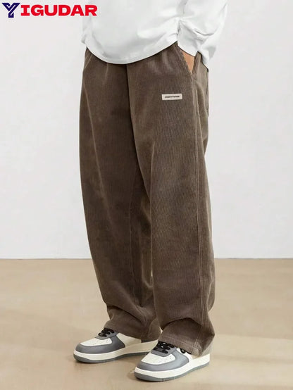 Pants Wide Leg Corduroy