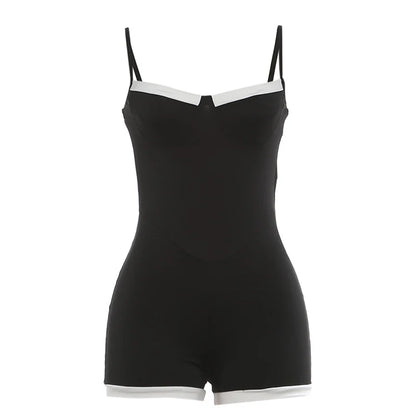 Black & White Sculpting Romper