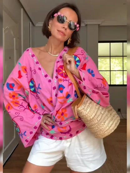 Summer Bloom Beach Cardigan