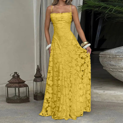 Women's Elegant Spaghetti Strap Formal Dress