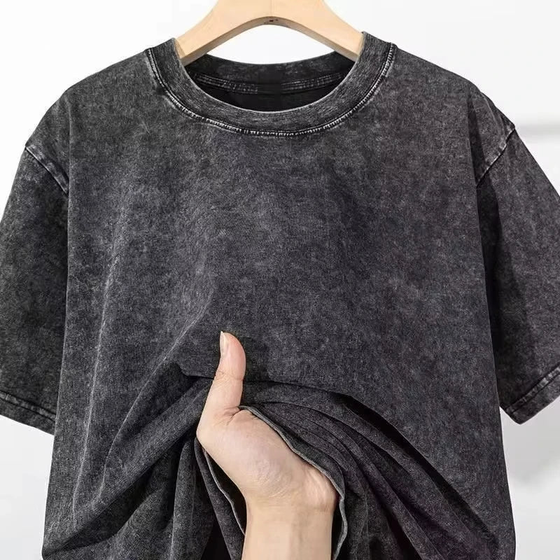 Vintage Shadow Black T-Shirt