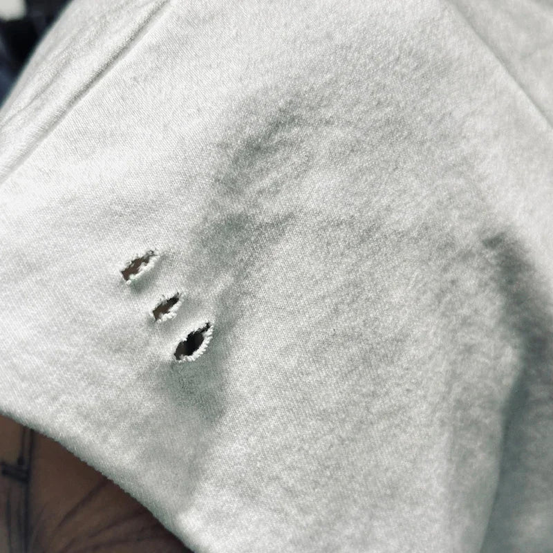 Men Women Vintage Washed Spray Dirty Manually Grind Oversized T Shirt High Quality Cotton Damaged SAINT Sleeveless T-Shirt Top