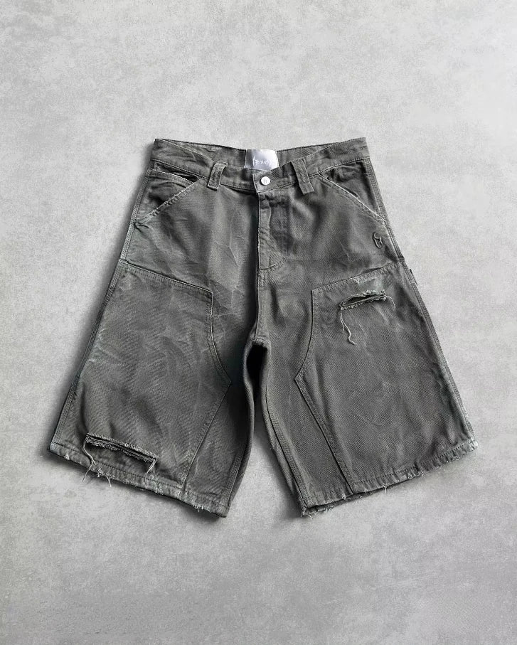 Short Jean Cross Crystal