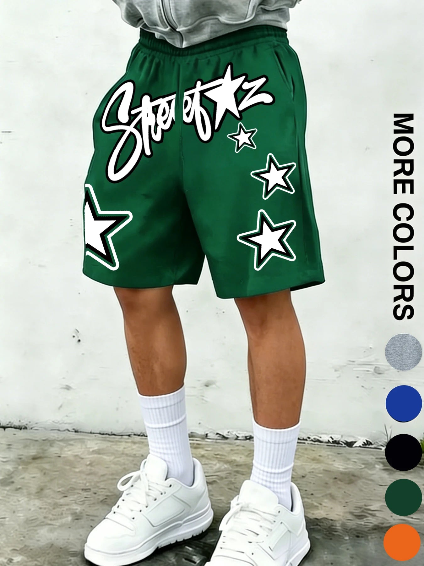 Short Urban Stars Black