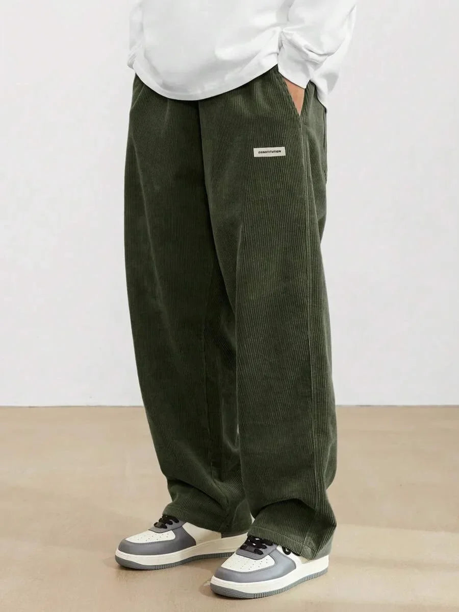 Pants Wide Leg Corduroy