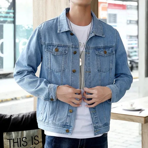 Urban Edge Black Denim Jacket