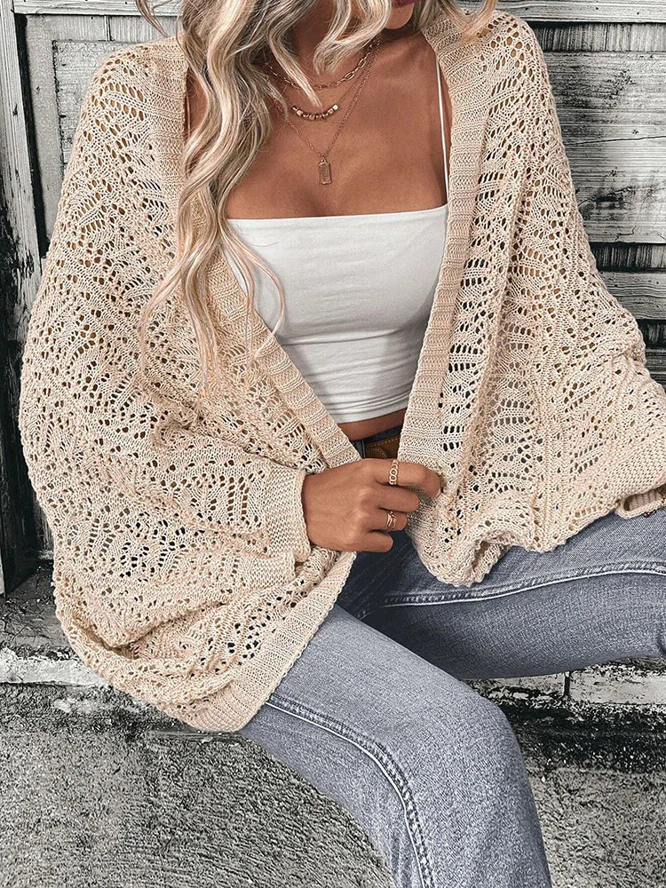 Sunset Breeze Crochet Sweater