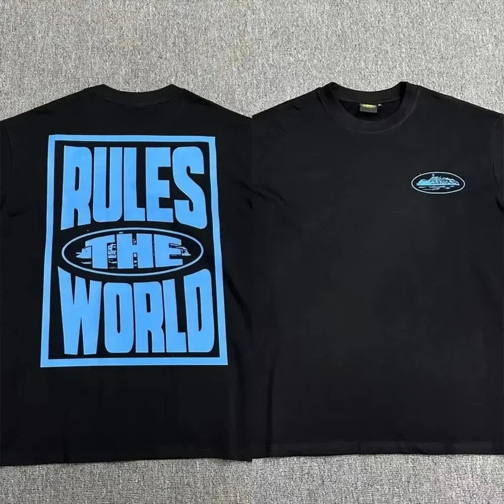 Rules The World Streetwear Back Print Tee